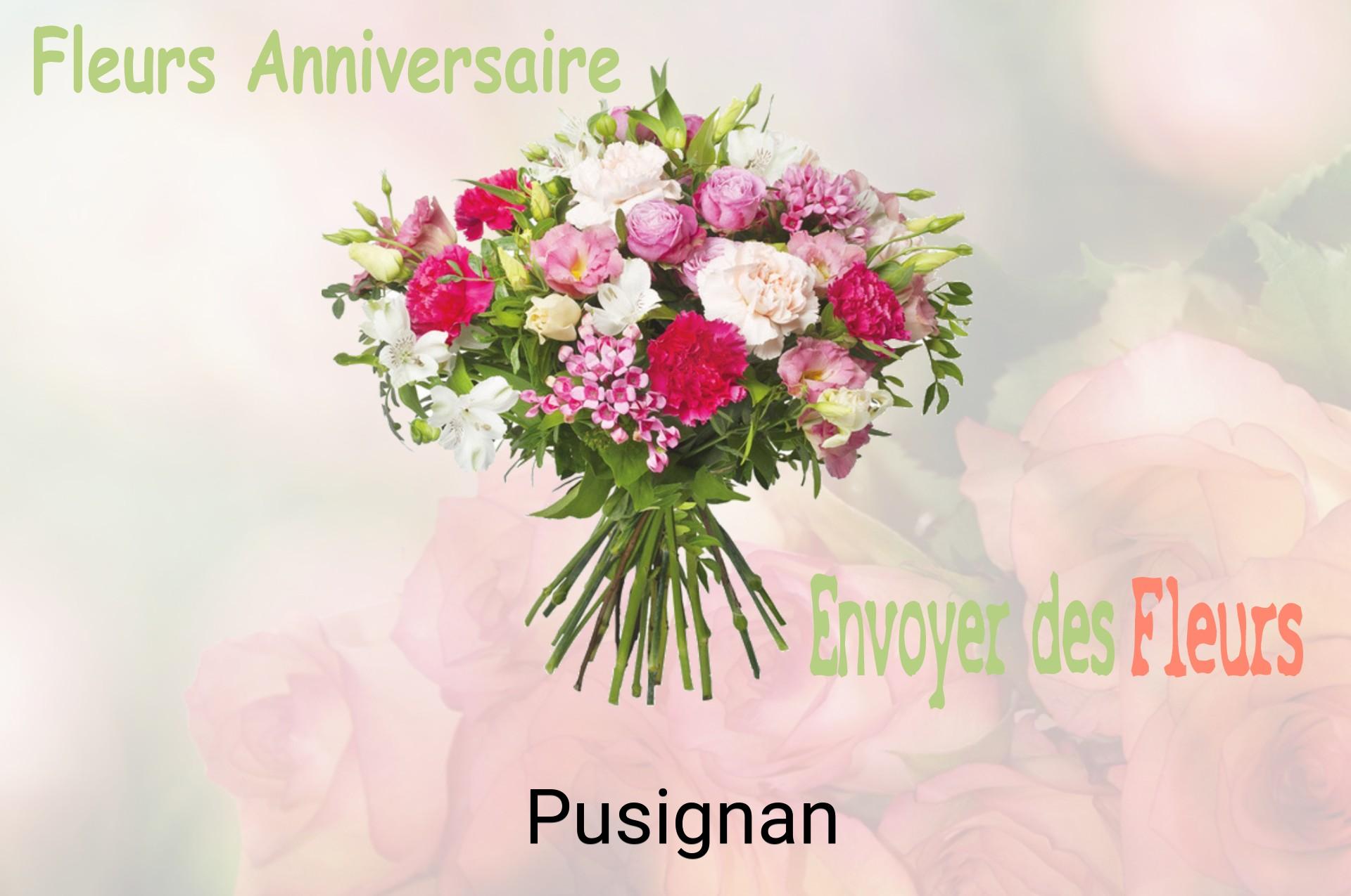 Bouquet de fleurs d’anniversaire livré à Pusignan